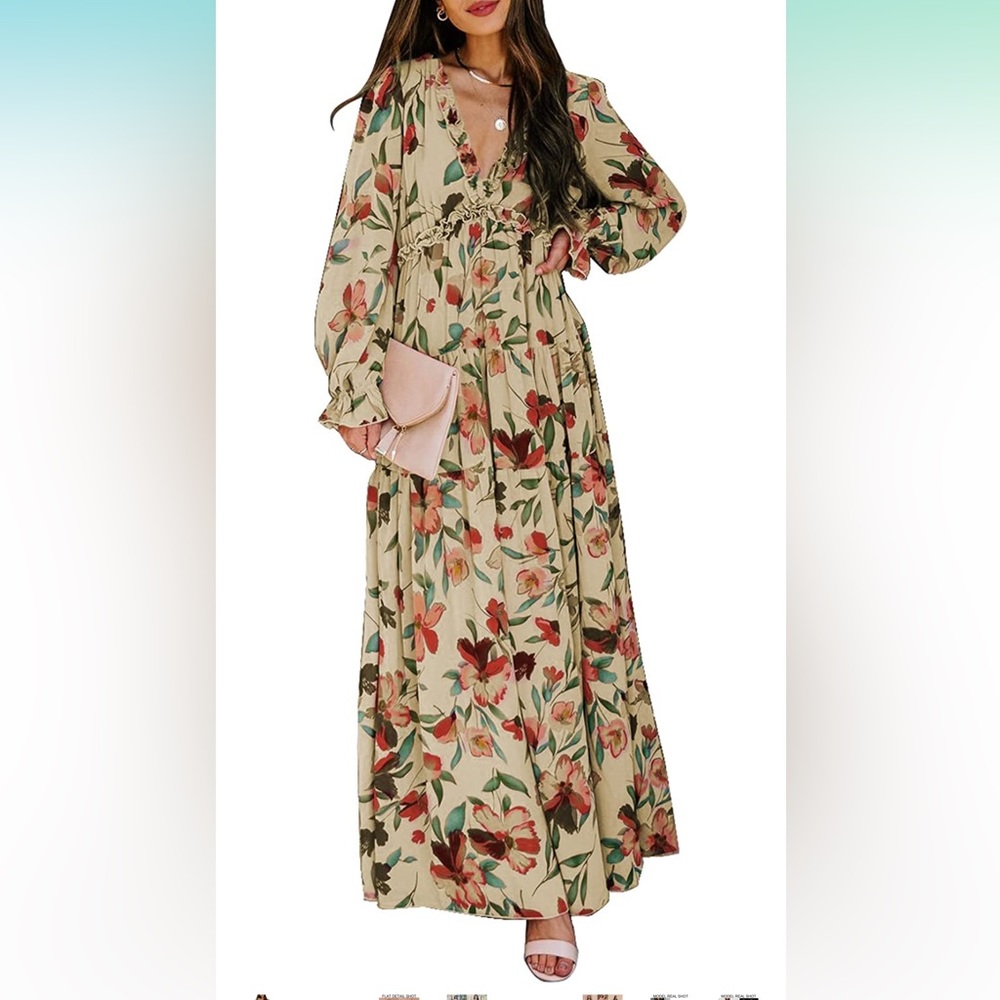 Brand new floral maxi dress XL